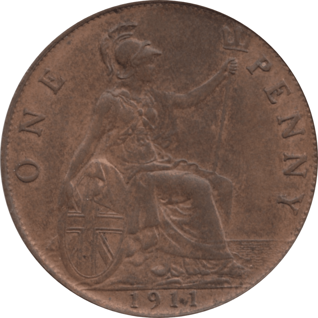 1911 PENNY 1 ( AUNC ) 62 - Penny - Cambridgeshire Coins