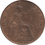 1911 PENNY 1 ( AUNC ) 62 - Penny - Cambridgeshire Coins