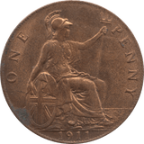 1911 PENNY 1 ( AUNC ) 64 - Penny - Cambridgeshire Coins