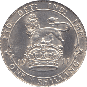 1911 SHILLING ( AUNC ) - Shilling - Cambridgeshire Coins