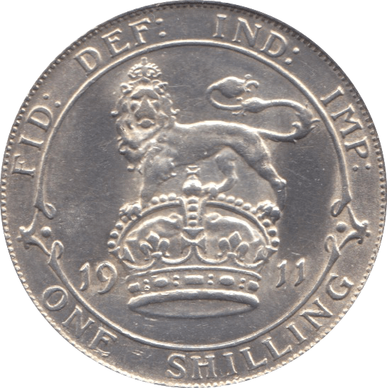 1911 SHILLING ( AUNC ) - Shilling - Cambridgeshire Coins