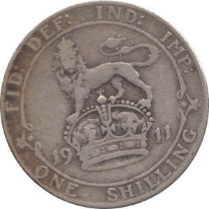 1911 SHILLING ( FINE ) 6 - Shilling - Cambridgeshire Coins