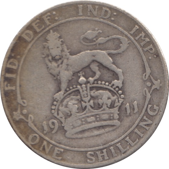 1911 SHILLING ( FINE ) 6 - Shilling - Cambridgeshire Coins