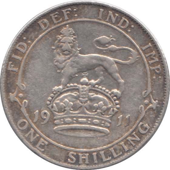 1911 SHILLING ( GVF ) - Shilling - Cambridgeshire Coins