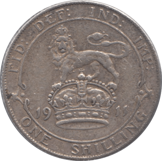 1911 SHILLING ( VF ) - Shilling - Cambridgeshire Coins