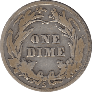 1911 SILVER DIME USA S - SILVER WORLD COINS - Cambridgeshire Coins