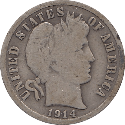1911 SILVER DIME USA S - SILVER WORLD COINS - Cambridgeshire Coins