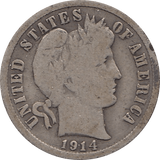 1911 SILVER DIME USA S - SILVER WORLD COINS - Cambridgeshire Coins