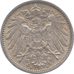 1911 SILVER ONE MARK MINT MARK A LOVELY CONDITION GERMANY REF H74 - WORLD SILVER COINS - Cambridgeshire Coins