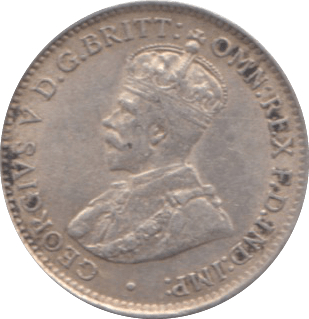1911 SILVER THREEPENCE AUSTRALIA - SILVER WORLD COINS - Cambridgeshire Coins