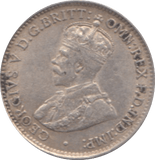 1911 SILVER THREEPENCE AUSTRALIA - SILVER WORLD COINS - Cambridgeshire Coins