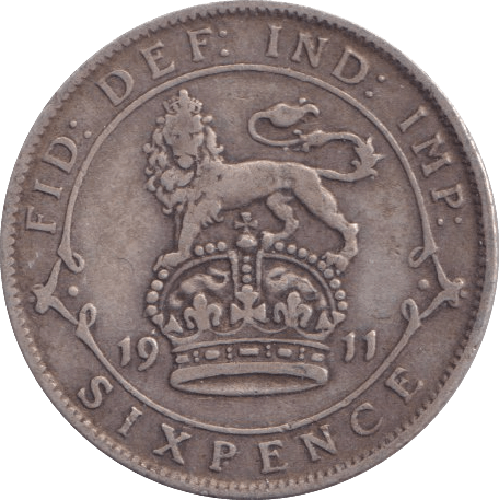 1911 SIXPENCE ( FINE ) - Sixpence - Cambridgeshire Coins
