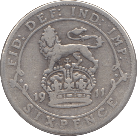 1911 SIXPENCE ( FINE ) - Sixpence - Cambridgeshire Coins