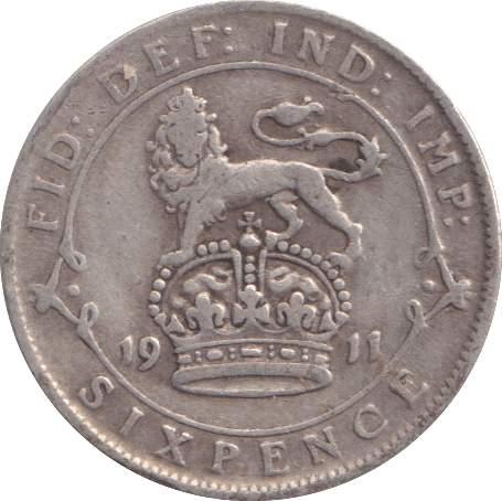 1911 SIXPENCE ( GF ) - Sixpence - Cambridgeshire Coins