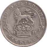 1911 SIXPENCE ( GF ) - Sixpence - Cambridgeshire Coins