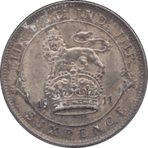 1911 SIXPENCE ( UNC ) - Sixpence - Cambridgeshire Coins