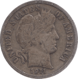 1911 USA ONE DIME - WORLD COINS - Cambridgeshire Coins