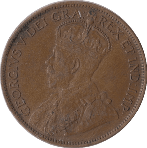 1912 CANADA ONE CENT - SILVER WORLD COINS - Cambridgeshire Coins