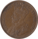 1912 CANADA ONE CENT - SILVER WORLD COINS - Cambridgeshire Coins