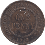 1912 COMMONWEALTH PENNY AUSTRALIA - WORLD COINS - Cambridgeshire Coins