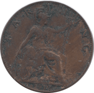 1912 FARTHING ( EF ) - Farthing - Cambridgeshire Coins