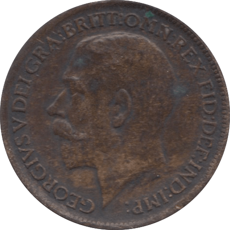 1912 FARTHING ( GVF ) 2 - Farthing - Cambridgeshire Coins