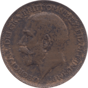 1912 FARTHING ( GVF ) 5 - Farthing - Cambridgeshire Coins