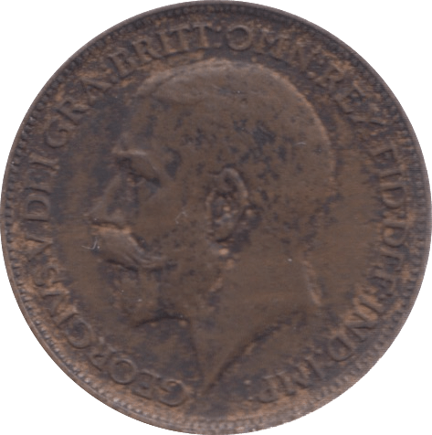 1912 FARTHING ( GVF ) 5 - Farthing - Cambridgeshire Coins