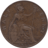 1912 FARTHING ( VF ) - Farthing - Cambridgeshire Coins