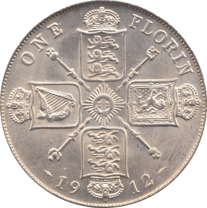 1912 FLORIN ( BU ) - Florin - Cambridgeshire Coins