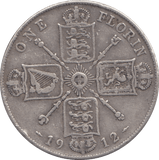 1912 FLORIN ( GF ) - FLORIN - Cambridgeshire Coins