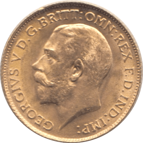 1912 GOLD HALF SOVEREIGN ( UNC ) 2 - Half Sovereign - Cambridgeshire Coins