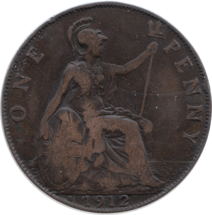 1912 H PENNY ( F ) 2 - Penny - Cambridgeshire Coins