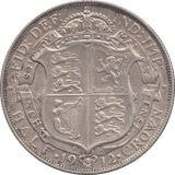 1912 HALFCROWN ( GVF ) 4 - Halfcrown - Cambridgeshire Coins