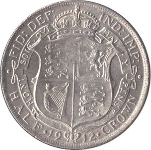 1912 HALFCROWN ( UNC ) 13 - Halfcrown - Cambridgeshire Coins