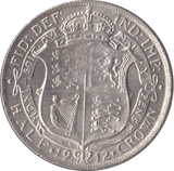 1912 HALFCROWN ( UNC ) 13 - Halfcrown - Cambridgeshire Coins