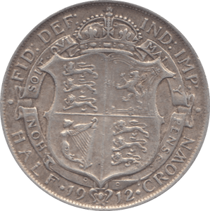 1912 HALFCROWN ( VF ) 2 - Halfcrown - Cambridgeshire Coins