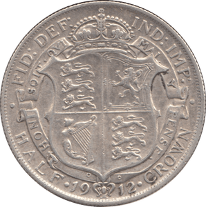 1912 HALFCROWN ( VF ) 4 - Halfcrown - Cambridgeshire Coins