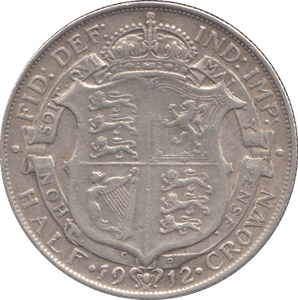 1912 HALFCROWN ( VF ) 8 - Halfcrown - Cambridgeshire Coins