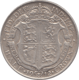 1912 HALFCROWN ( VF ) 8 - Halfcrown - Cambridgeshire Coins