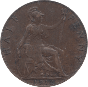 1912 HALFPENNY ( EF ) - Halfpenny - Cambridgeshire Coins