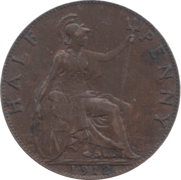 1912 HALFPENNY ( EF ) - Halfpenny - Cambridgeshire Coins