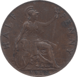 1912 HALFPENNY ( EF ) - Halfpenny - Cambridgeshire Coins