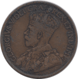 1912 ONE CENT CANADA - WORLD COINS - Cambridgeshire Coins