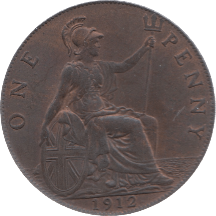 1912 PENNY 2 ( AUNC ) - Penny - Cambridgeshire Coins