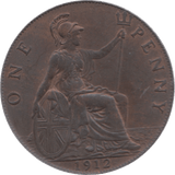 1912 PENNY 2 ( AUNC ) - Penny - Cambridgeshire Coins