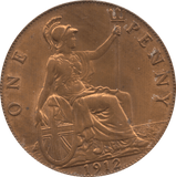 1912 PENNY ( AUNC ) 7 - Penny - Cambridgeshire Coins