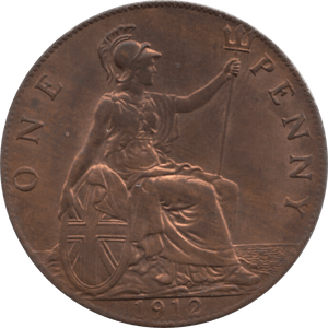 1912 PENNY ( UNC ) 16A - Penny - Cambridgeshire Coins