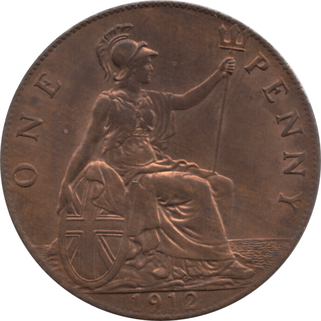 1912 PENNY ( UNC ) 16A - Penny - Cambridgeshire Coins