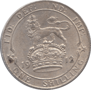 1912 SHILLING ( AUNC ) - Shilling - Cambridgeshire Coins
